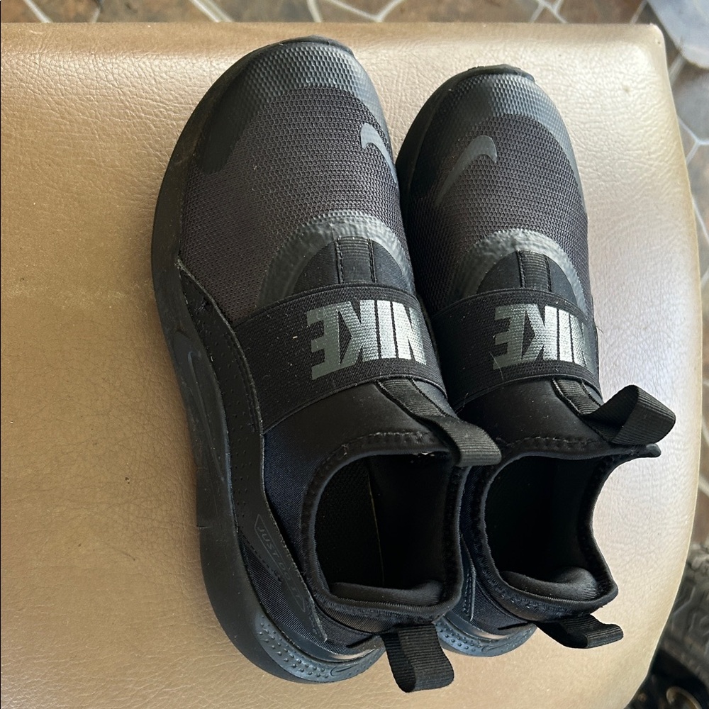 Nike Black and Gray Slip-On Sneakers